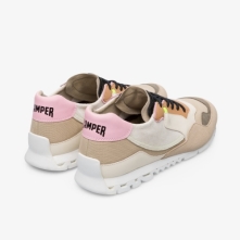 Camper Nothing Sneakers Beige / Cream / Dark Orange - Womens Singapore QIFCKN-698